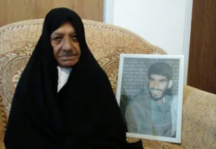 ننه علی به فرزند شهیدش پیوست