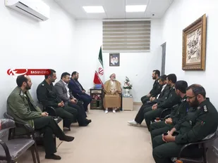 دیدار مسئولین سپاه با امام جمعه شاهرود