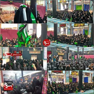 مراسم شیرخوارگان حسینی به یاد کوچک&zwnj;ترین شهید کربلا، با حضور خانواده&zwnj;ها و ارادتمندان اهل بیت (ع) در حمیدیه