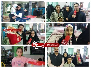حضور پرشور کودکان و نوجوانان فیروزکوهی پای صندوق&zwnj;های رای