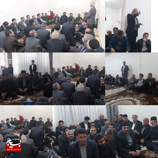 صلح و مصالحه دو طایفه در روستای راسفند شهرستان ایذه