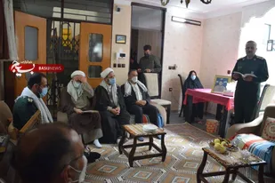 دیدار مسئولان استانی با خانواده شهید طلبه در شاهرود+ تصاویر