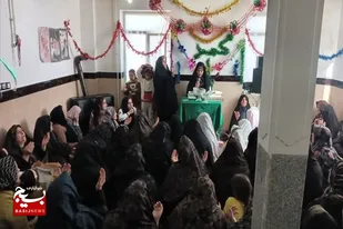 برگزاری برنامه&zwnj;های مناسبتی و فرهنگی به همت بسیجیان در روستای رباط زعفرانی