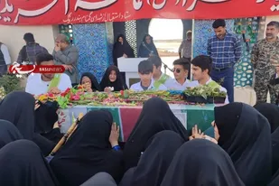 استقبال از شهید گمنام در بندرریگ