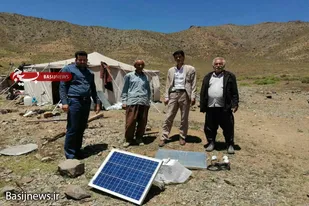 نصب ۵۳ پنل خورشیدی برای عشایر مستقر در نهاوند