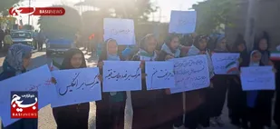 خروش مردم روستای شاداب نیشابور در حمایت از مردم فلسطین+عکس و فیلم