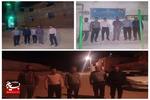 رزمایش دفاع از مقر در روستا افتر در سرخه برگزار شد
