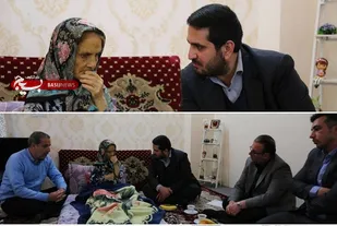 دیدار شهردار و مدیران منطقه ۱۰ با خانواده&zwnj; شهید محمودنسب