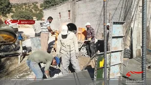 اردوی جهادی ساخت منزل در سی سخت توسط گردان۱۰۷امام حسین (ع)