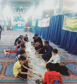 برگزاری افطاری ساده درمساجد آغاجاری