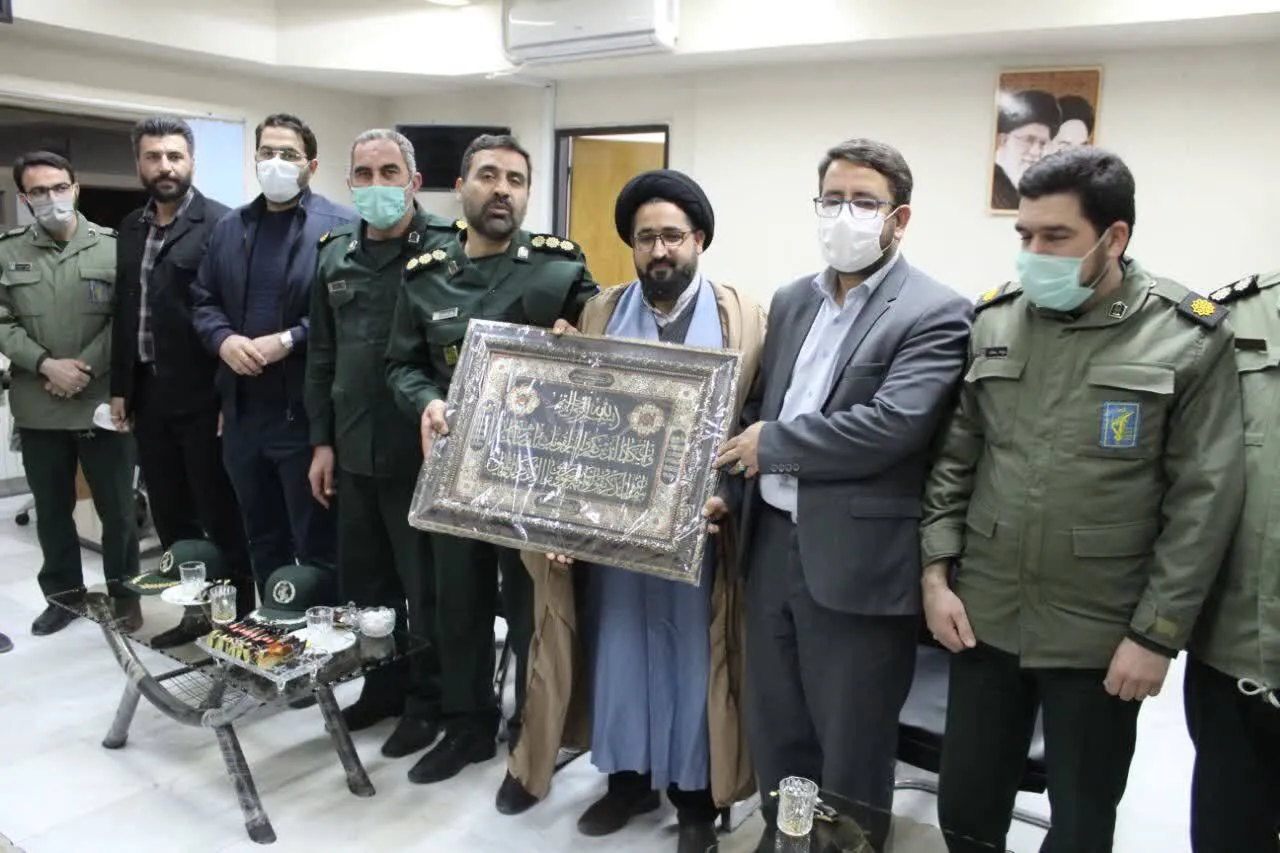 دیدار سرهنگ فخرل و همکاران با رئیس دادگستری شهرستان آران و بیدگل