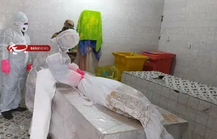 رفقایی که اموات کرونایی را تا منزل آخر همراهی کردند + عکس