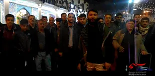 اعزام کاروان رهپویان حریم رضوی از همدان