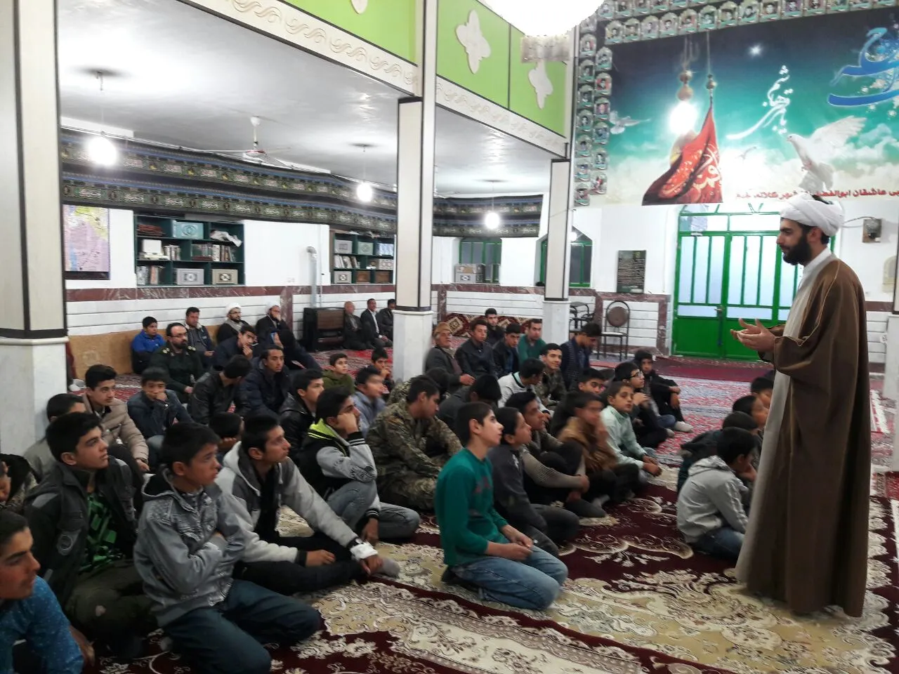 تجمع نوجوانان بسیجی، حسین فهمیده‌های امام خامنه‌ای در کلاته خیج +عکس