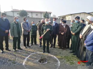 کلنگ ساخت درمانگاه تخصصی آیت الله خامنه&zwnj;ای در تنکابن زمین زده شد