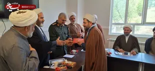 تجلیل از روحانیون فعال حوزه ترویج فرهنگ ایثار و شهادت در یاسوج + ( تصاویر)