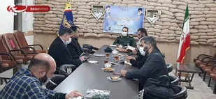نشست خبری فرماندهی سپاه ناحیه قوچان با اصحاب رسانه شهرستان به مناسبت هفته بسیج