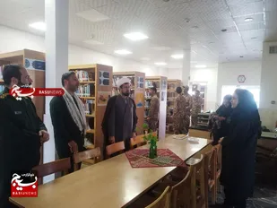 کتابخوانی، محور بازدید سربازان بسیج داورزن