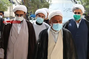 بازدید حجت الاسلام علیزاده از فعالیت های طلاب جهادی در بهشت زهرا (س)