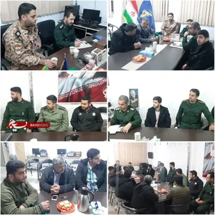 نشست صمیمی و هم اندیشی فرمانده سپاه پیشوا با بسیجیان " روستای طارند "