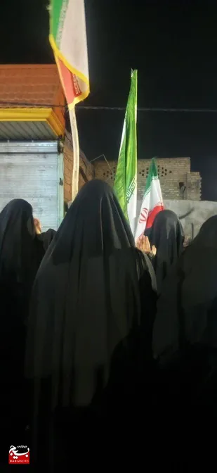 حضور چشمگیر بانوان گتوند در تجمعات شبانه؛ فریاد &laquo;مرگ بر آمریکا&raquo; از گلوی مادران و همسران