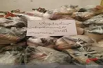 توزیع ۱۰۰ بسته مواد غذایی توسط حوزه حضرت خدیجه(س) ناحیه زاهدان