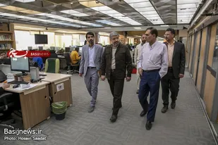 بازدید معاون روابط عمومی سازمان بسیج مستضعفین از خبرگزاری صدا و سیما