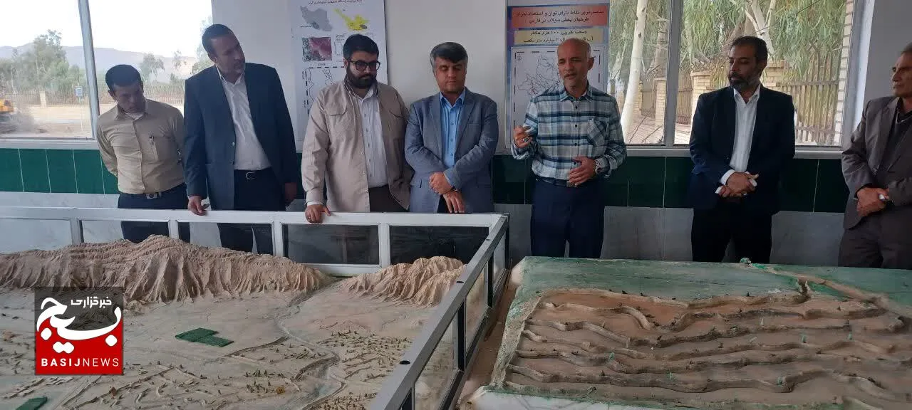 بازدید مسئول سازمان بسیج مهندسین عمران و معماری کشور از مرکز تحقیقات آبخوانداری کوثر