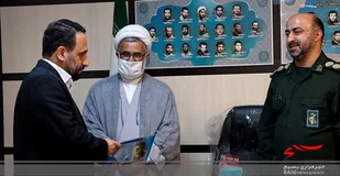 مراسم تکریم و معارفه مسئول بسیج مداحان سپاه بابل+ تصاویر