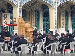 عزاداری صبح تاسوعای حسینی در مصلی شهرکرد