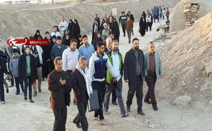 کاروان های راهیان نور منطقه 15 تهران از مناطق عملیاتی دفاع مقدس بازدید کردند