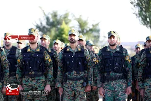 مراسم صبحگاه مشترک نیروهای نظامی و انتطامی استان همدان برگزار شد