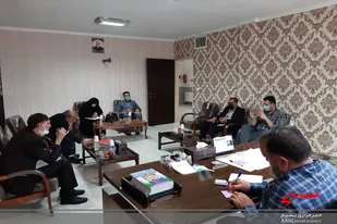 جلسه اشتغال خانواده زندانیان با مسئول نمایندگی بنیاد تعاون بسیج استان
