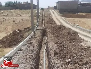 شروع طرح آبرسانی دیگری با همراهی خیّرین بسیج سازندگی