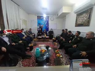 دیدار مسئولین نیروی انتظامی با شورای فرماندهی حوزه امامزاده سیدمعصوم (ع)