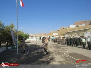 برگزاری صبحگاه مشترک با حضور رزمندگان دفاع مقدس در فریدونشهر