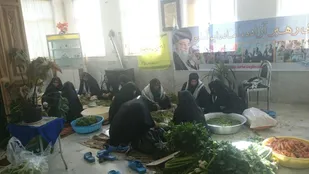 برگزاری اردوی جهادی خواهران بسیجی در خانه سالمندان شاهرود