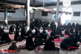 برگزاری یادواره سردار دلها توسط خواهران بسیجی زهک
