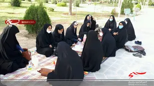 حلقه صالحین در جوار مزار شهدای غواص در پارک پیروزی