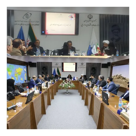رئیس سازمان بسیج ادارات و کارمندان در جلسه هیئت اندیشه ورز استان سیستان و بلوچستان