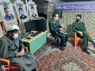 سرکشی فرمانده حوزه بسیج محلات خاتم الانبیا (ص) از پایگاه ها+ تصاویر