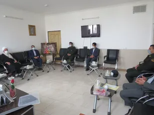 شورای تامین شهرستان تفت با امام جمعه دیدار نمود