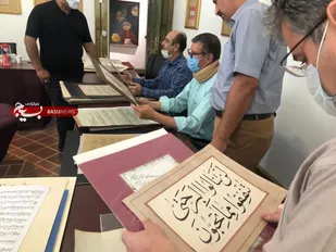 آثار خوشنویسی ارسالی به دبیرخانه جشنواره وقف چشمه همیشه جاری، مورد داوری قرار گرفت