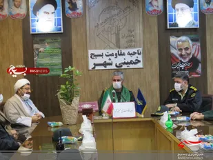 دیدار فرمانده نیروی انتظامی خمینی شهر با فرمانده سپاه خمینی شهر
