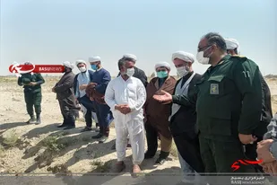 بازدید حجت الاسلام اکیر پور از طرح های محرومیت زدایی منطقه سیستان