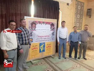برپایی میز خدمت به همت حوزه بسیج کارمندی شهرستان آبادان در محل نماز جمعه