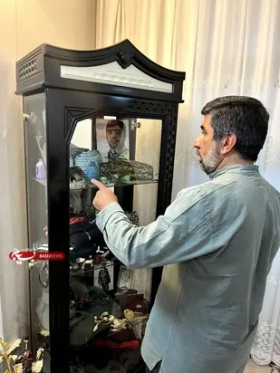 دیدار با خانواده شهید مدافع امنیت در شاهین شهر