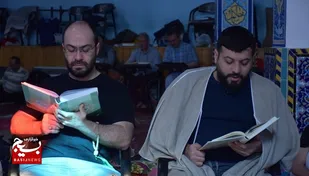 جلوه&zwnj;های ناب بندگی در اعتکاف مساجد اردبیل +عکس