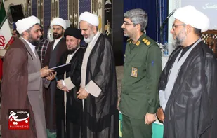 مسئول جدید دفتر نمایندگی ولی فقیه در ناحیه مقاومت بسیج اندیمشک معارفه شد
