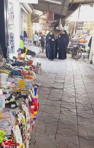 بسیج طلاب بندر ماهشهر، پرچمدار عفاف و حجاب در قلب بازار شهر